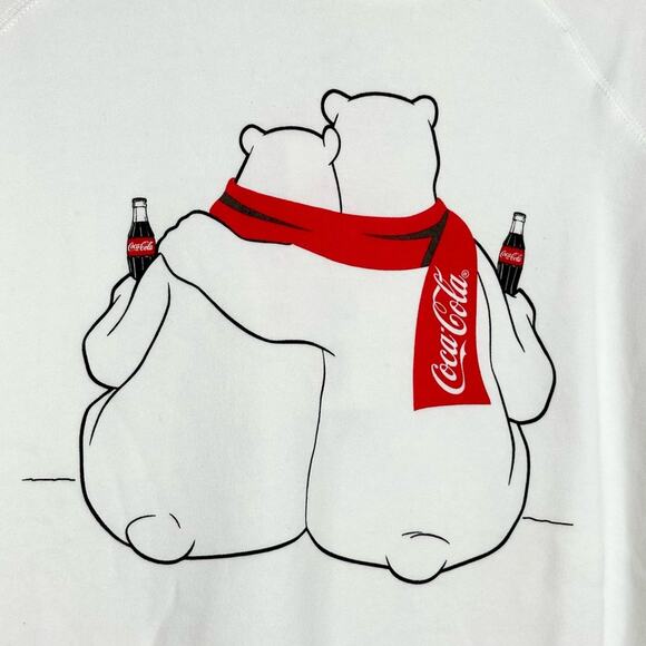 Wildfox Coca-Cola Polar Crewneck Sweatshirt Small - Picture 6 of 6